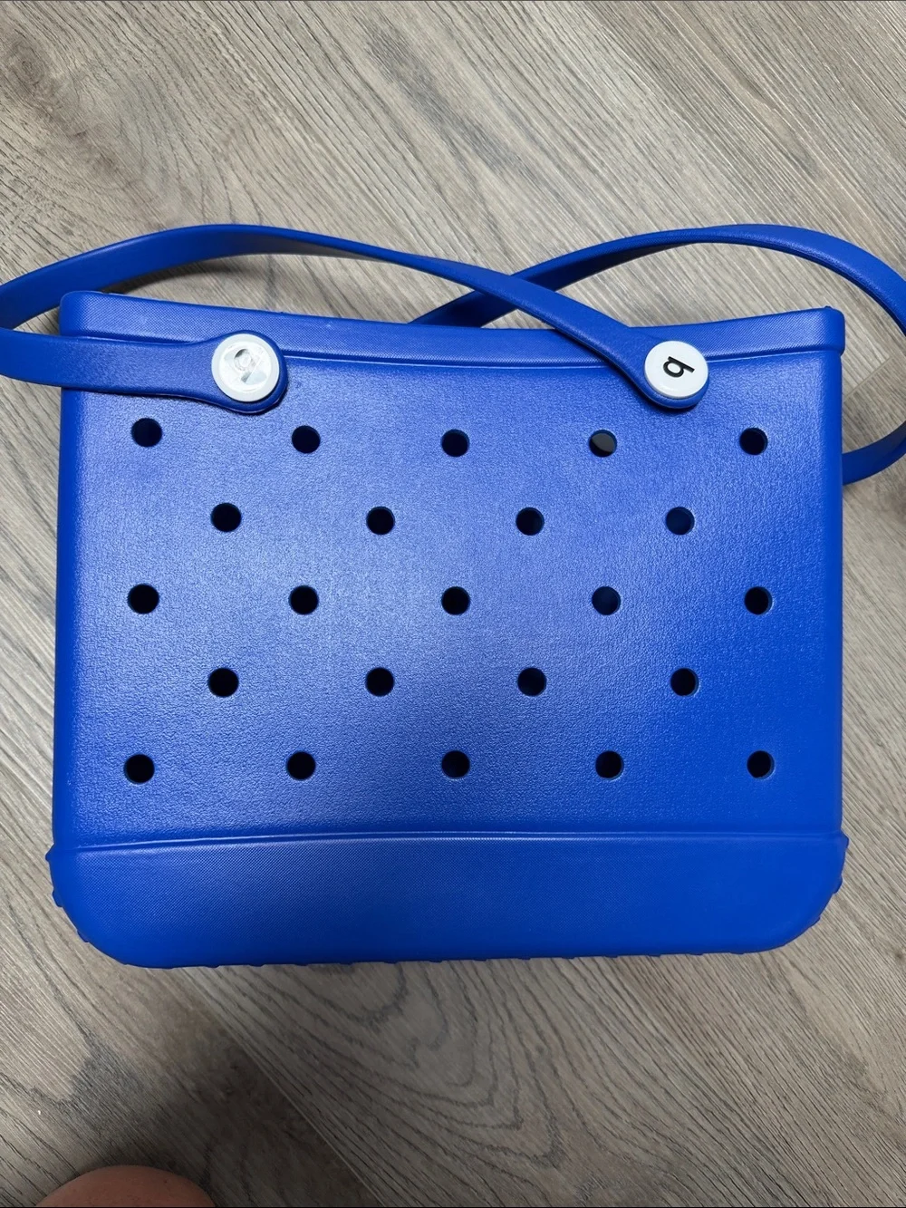 Small BOGG BAG Royal Blue Perforated Tote with Dual Handles